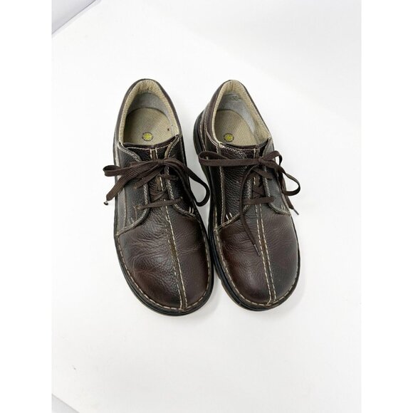 Dr. Martens Mens Leather Lace Up Oxford Shoes Split Toe 11232 Brown Size 10 - Picture 5 of 6